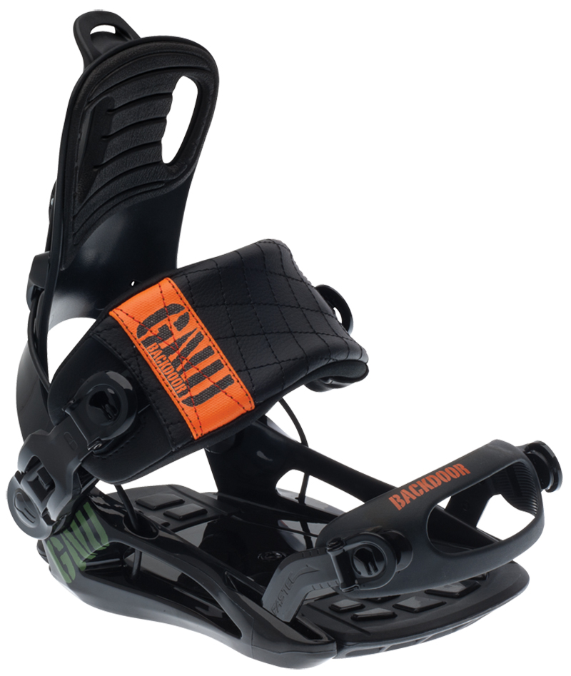 gnu rear entry snowboard bindings