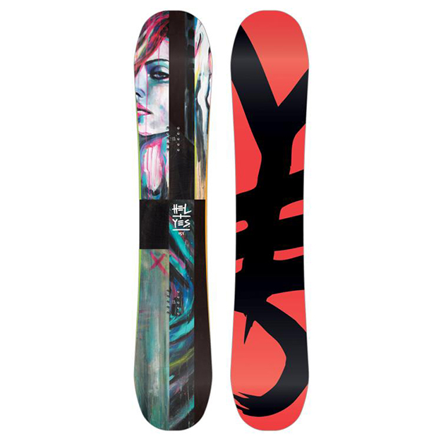 hel yes snowboard