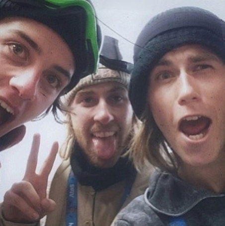 Congratulations to these three right here for showing the world what snowboarding is all about! Congrats to @stalesandbech for taking silver in Slopestyle! Hell yeah Stale!