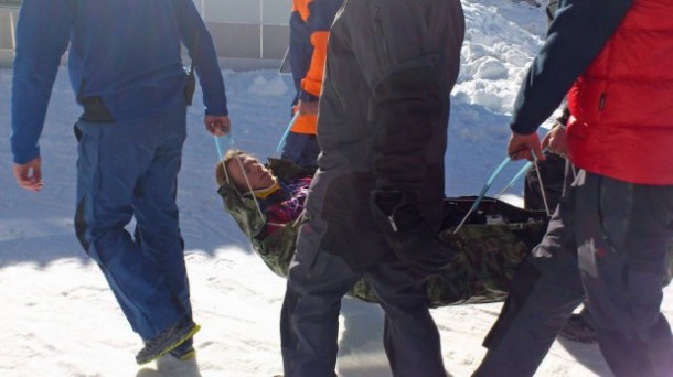 Torstein Horgmo breaks collarbone during Olympic slopestyle practice.
