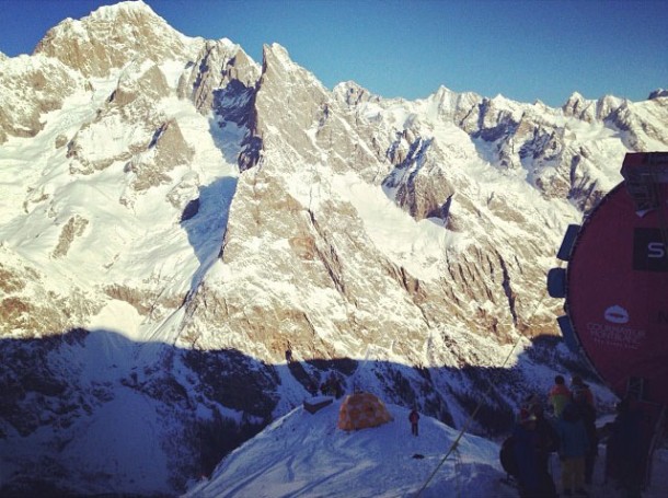 Courmayeur Mont Blanc, Italy, the second stop of the 2014 FWT | P: @FreerideWorldTou