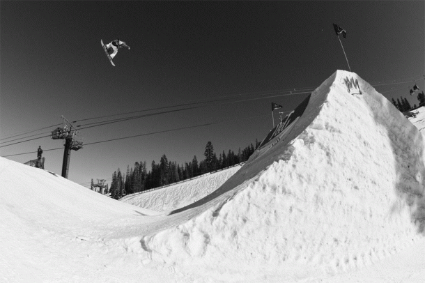 Flying high in Mammoth and securing her spot on the US Olympic team | P: Tim Peare