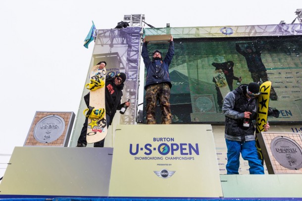 McMorris, topping the podium at the 2013 Burton US Open | P: Tim Peare