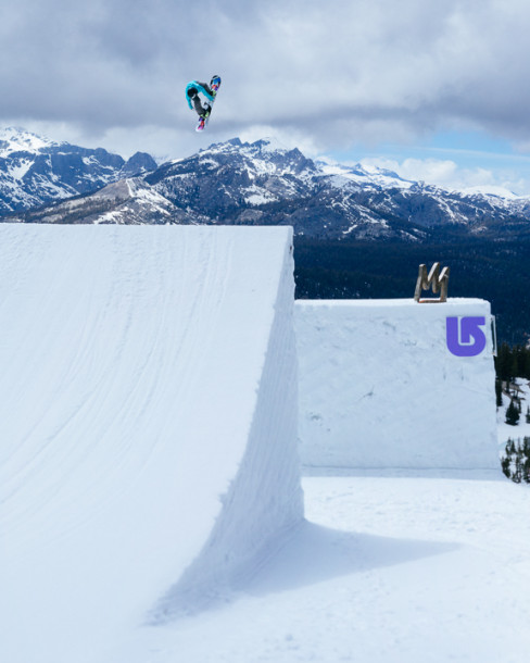 Kimmy Fasani is truly an ambassador for women's snowboarding. You won't find too many event organizers boosting over a huge gap jump.