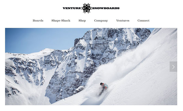 venture-snowboards-new-website