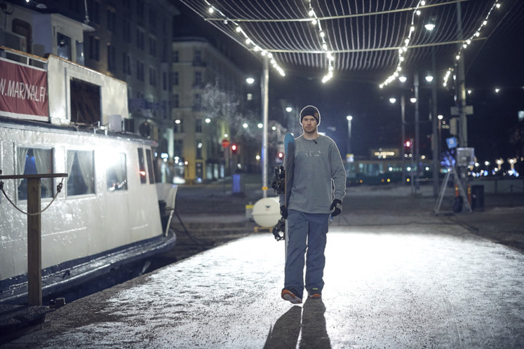 Helsinki Transitions: Eero Ettala snowboaring through Finland’s capitol ...