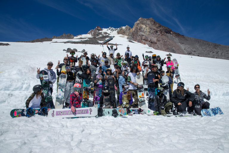 Soy Sauce Nation'als snowboarders at Mount Hood