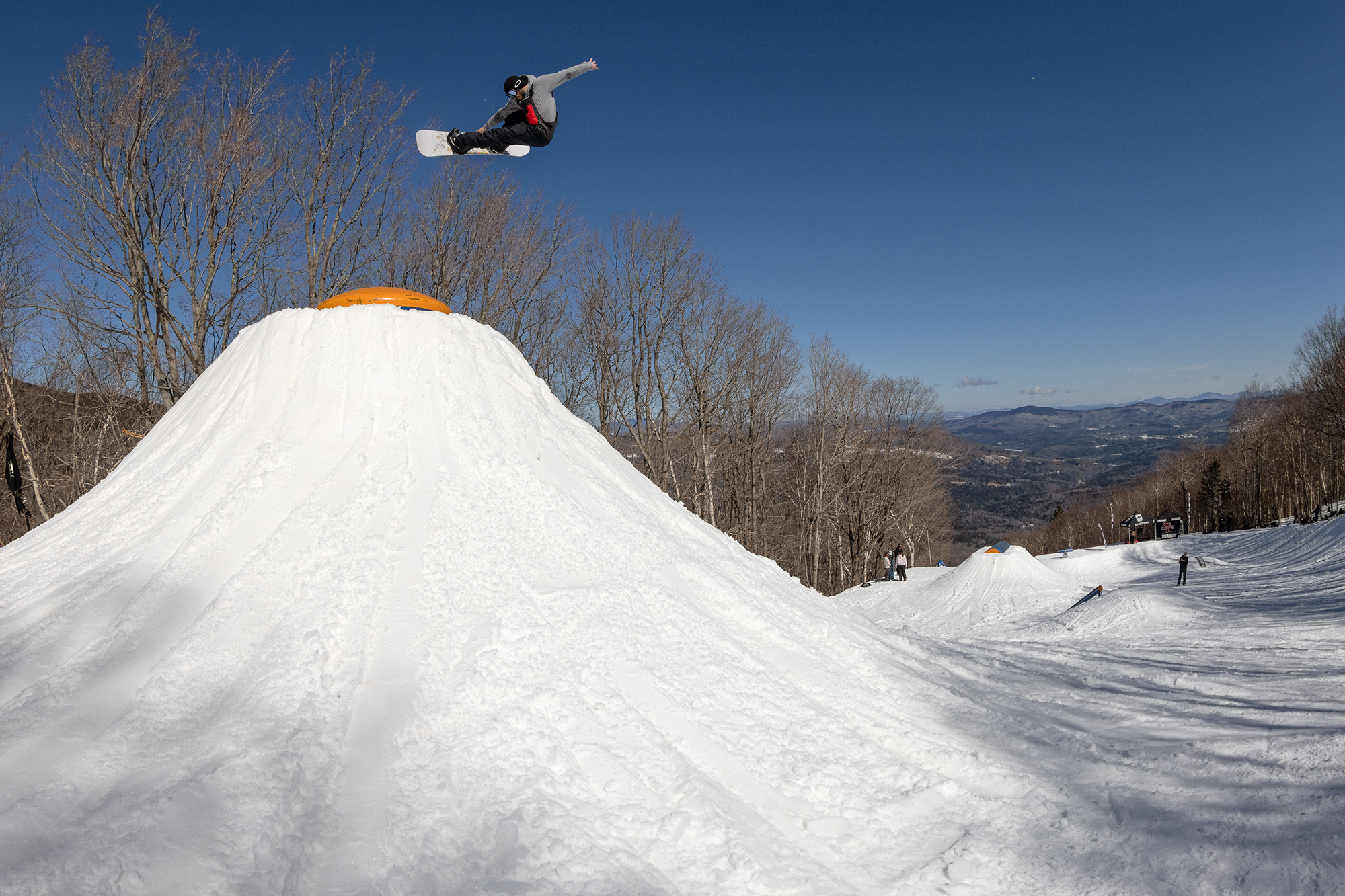 Luke Mathison snowboarding