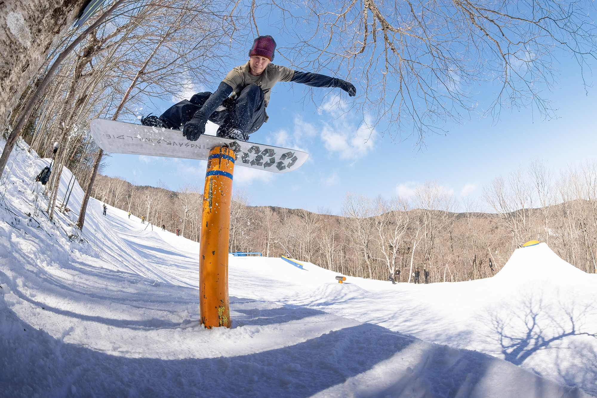 Ian Keay snowboarding