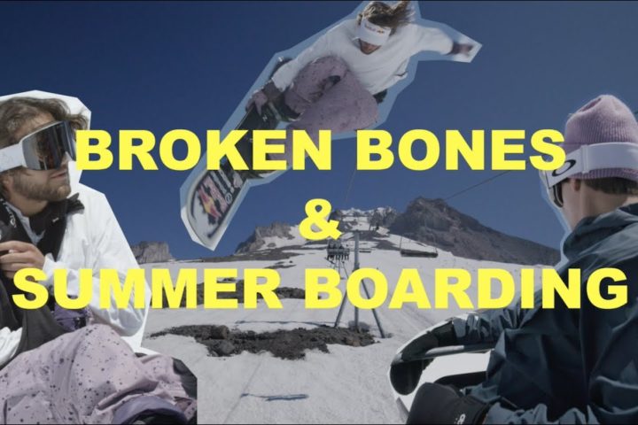 Vlad summer snowboarding