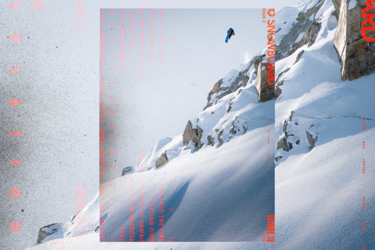 Red Gerard Cover Snowboard Mag