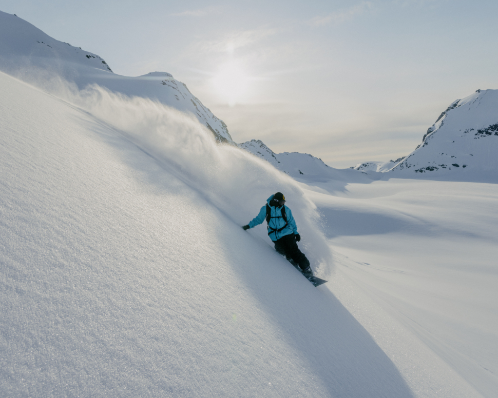 Judd Henkes Alaska Snowboarding 