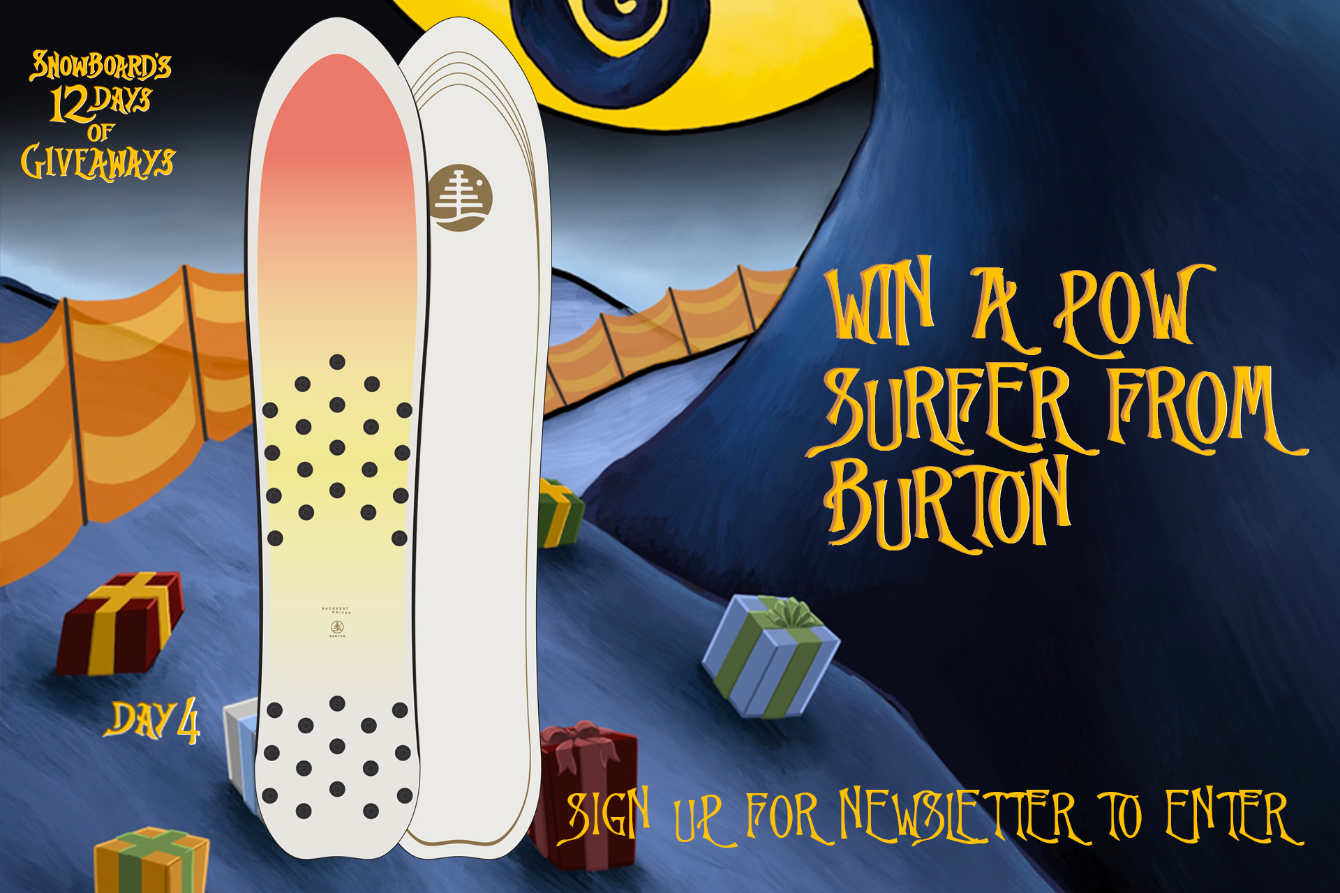 12 Days of Giveaways Day 4 Burton Snowboard Magazine